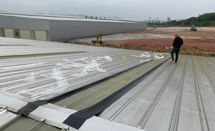 金湾厂房屋面防水维修案例